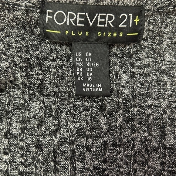 Forever21+ Tank Ribbed Dress Plus • Used• 0X - Picture 5 of 5